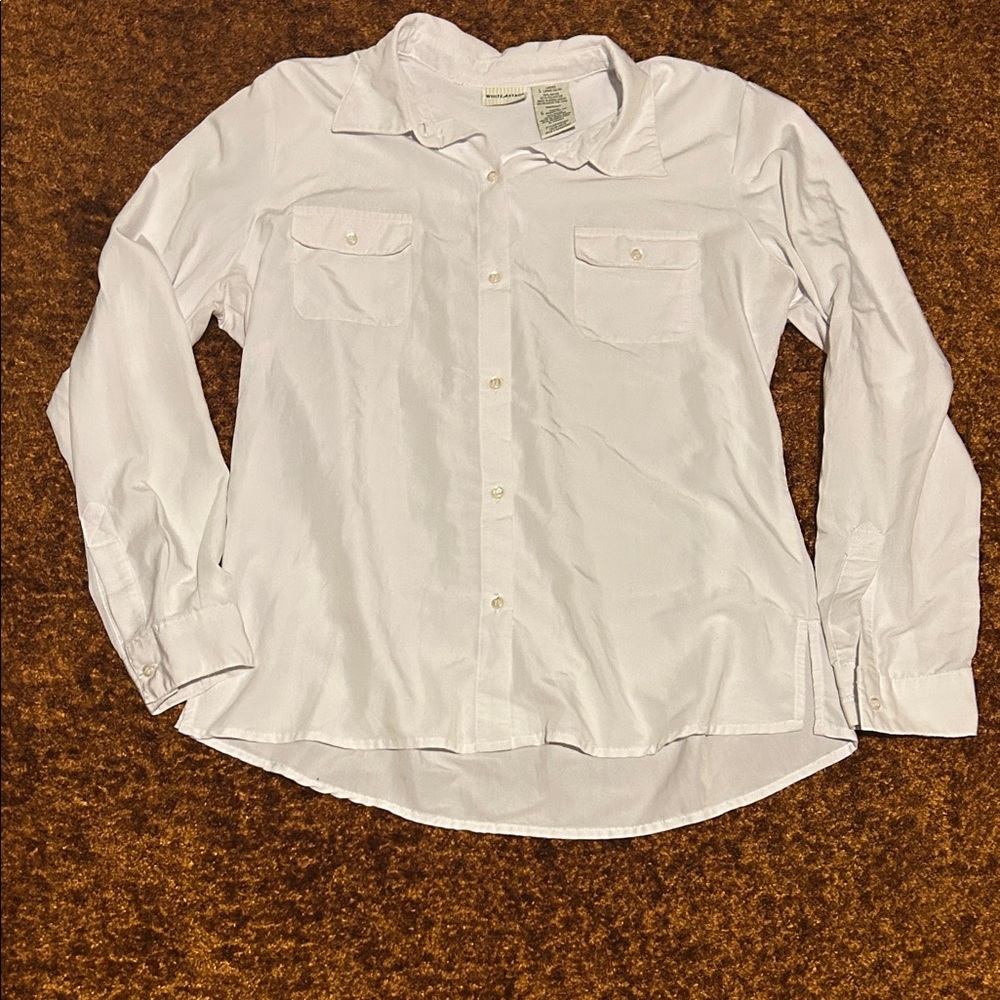 White Stag Classic White Long Sleeve Blouse